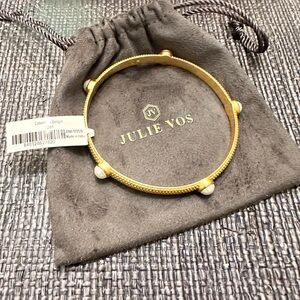 Julie Vos Gold Bamboo-Inspired Bracelet